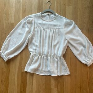 Elegant White Women's Blouse